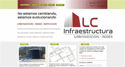 Desktop Screenshot of lcinfraestructura.com.mx
